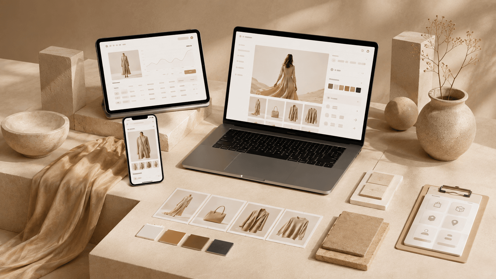 Commercearchitectuur voor omnichannel fashion met Shopify POS, ERP, WMS, webshop en winkels