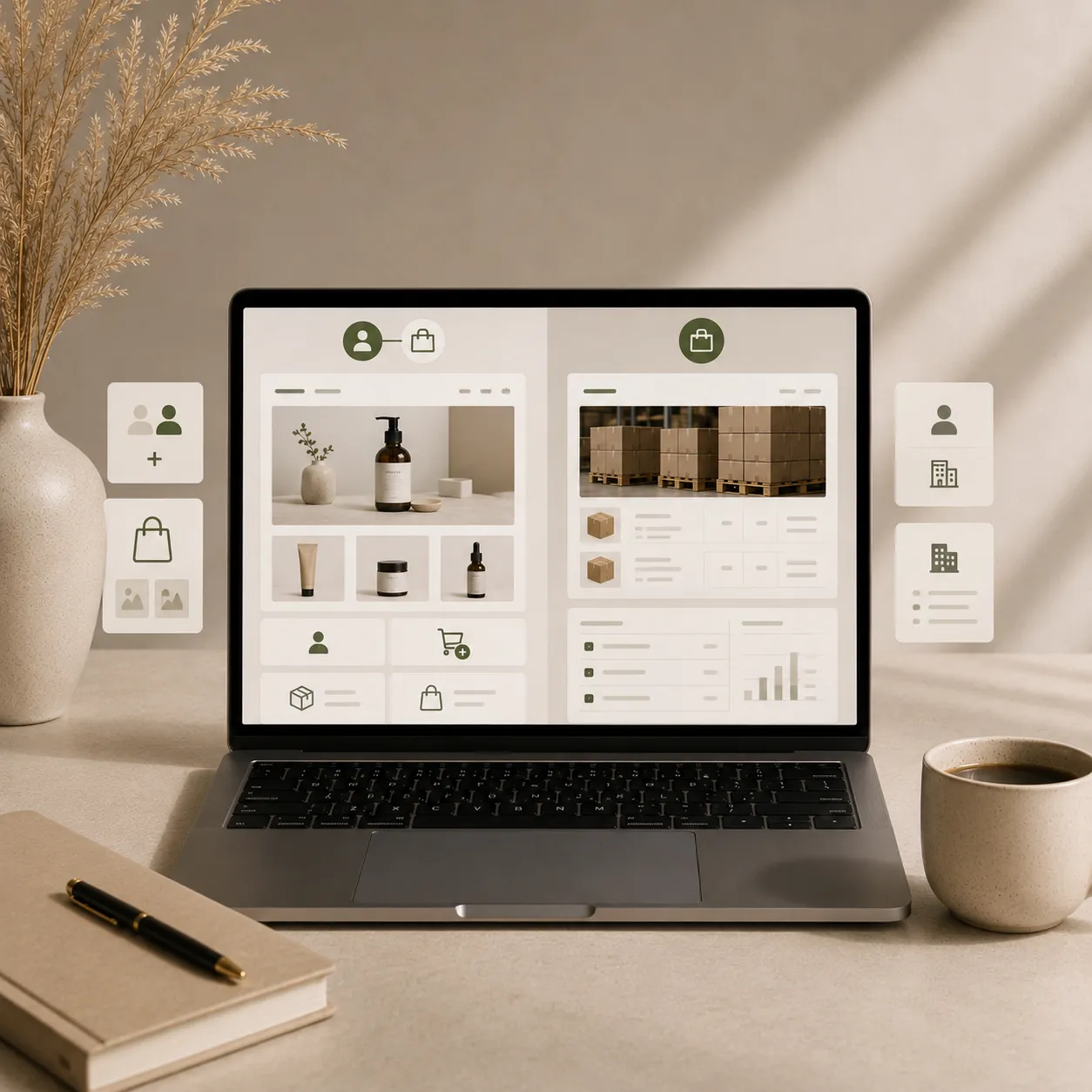 Blended Shopify-store versus dedicated B2B-store.webp