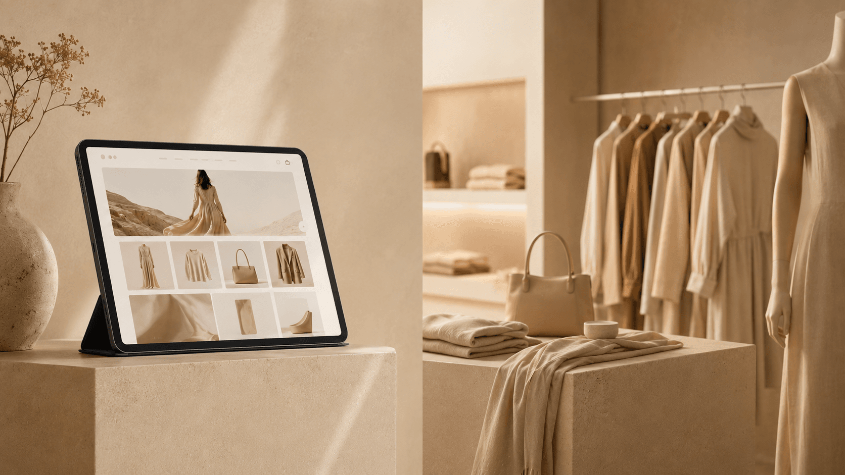 Verschil tussen online product discovery in Shopify en product discovery in fysieke fashionwinkel