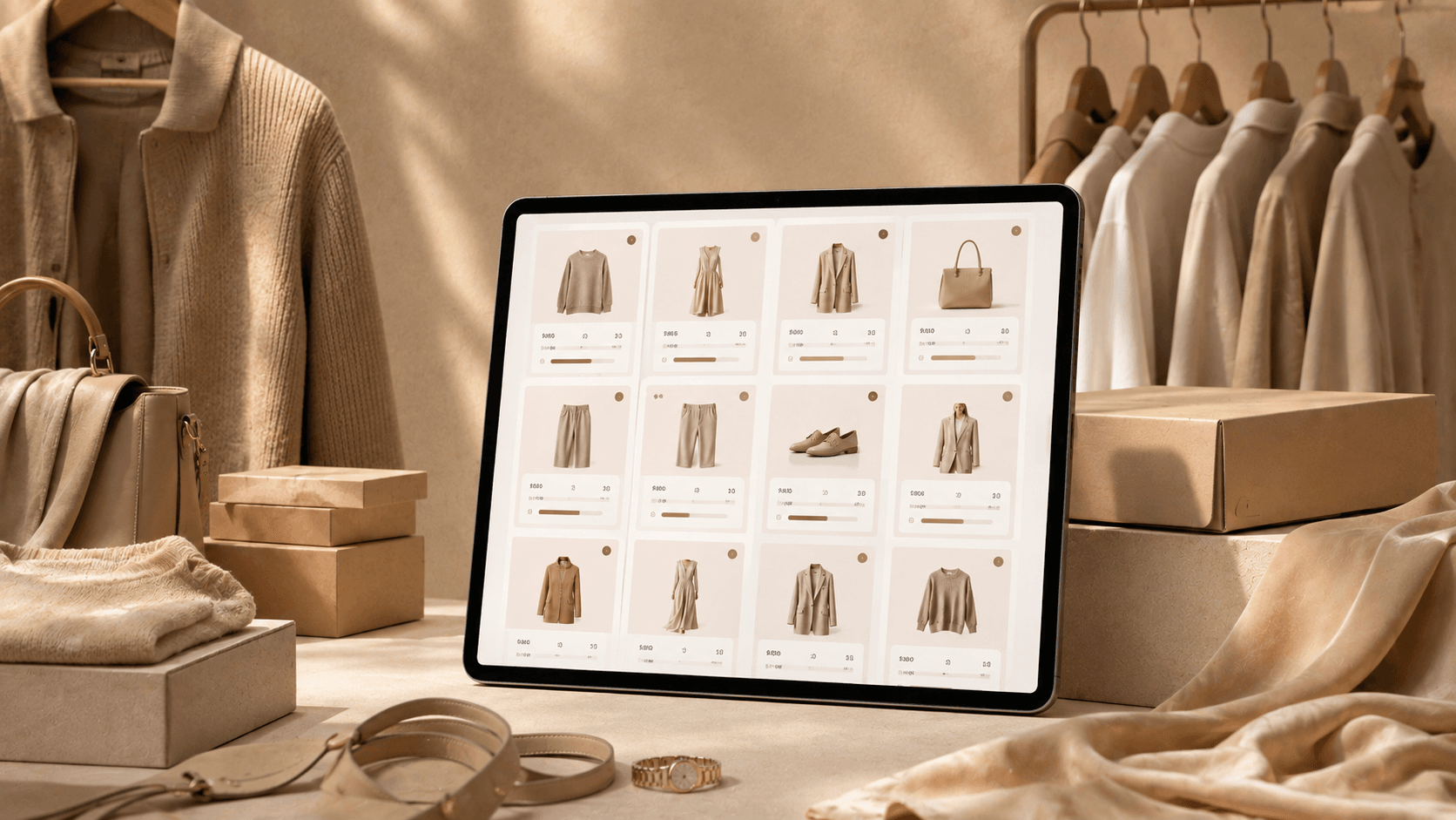 Voorraad tussen Shopify webshop, magazijn en fysieke fashionwinkels