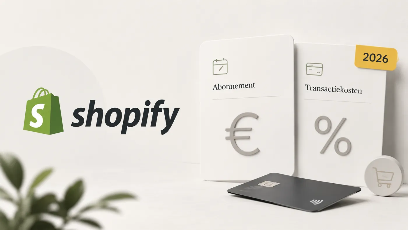 Wat kost Shopify? De Abonnement- & Transactiekosten (2026 update)