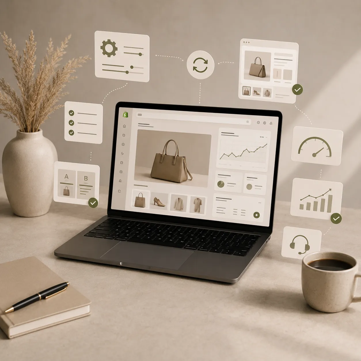 Wat verstaan wij onder Shopify optimalisatie en doorontwikkeling?