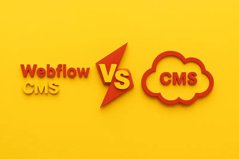 Strategische CMS platform vergelijking tussen Webflow en Shopify in 2026