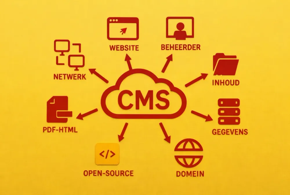 Technische werking van een CMS model