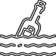 logo van B2B gifting company Message In A Bottle