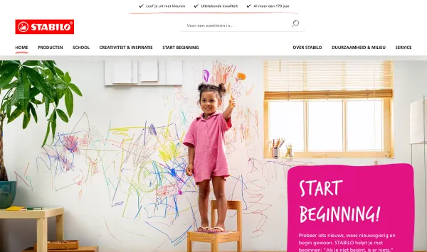 Shopware webshop voorbeeld STABILO