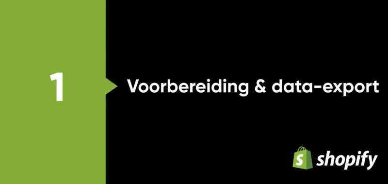 Stap 1: Voorbereiding en veilige data-export bij het overstappen naar Shopify